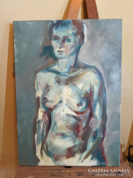 Modern nude oil painting