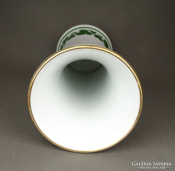1E333 Antique Sword Meissen Porcelain Vase 24.5 Cm