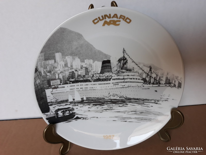 Beautiful nautical porcelain wall plate