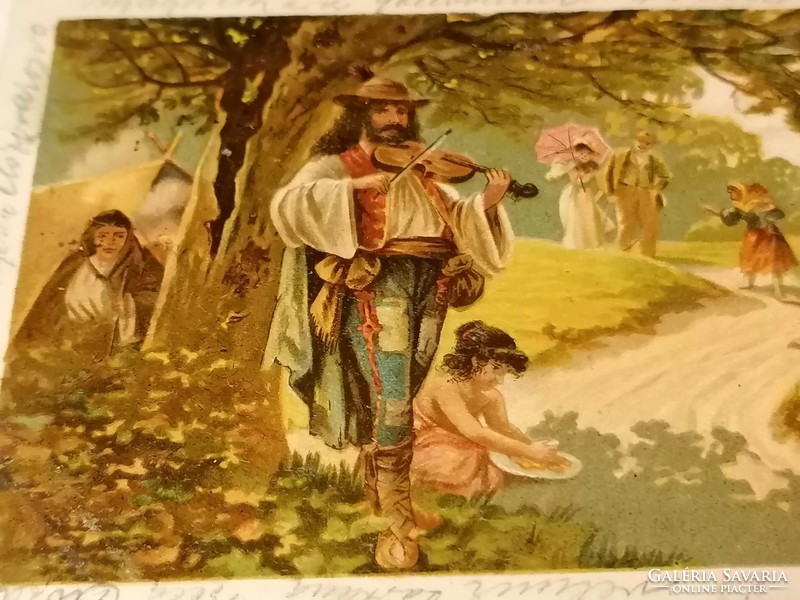 1902, Unique postcard in many ways! (60)