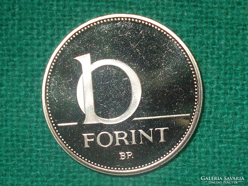 10 Forint 2008! Only 7,000 pcs. ! Mirror beat! It was not in circulation! It's bright!