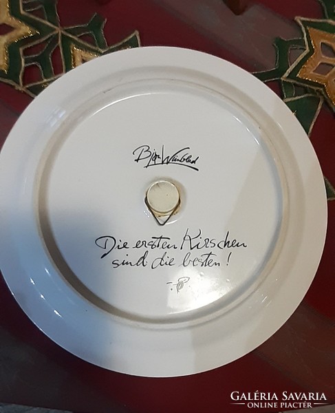 Rosenthal Vintage fali tányér Björn Wiinblad tervei alapján