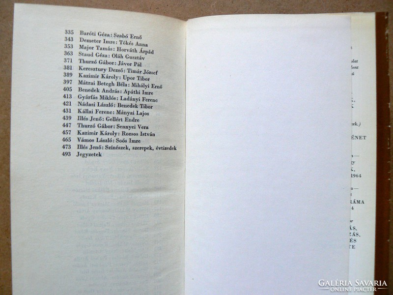 Acting faces from recent times, fitting in 1968, book in good condition,