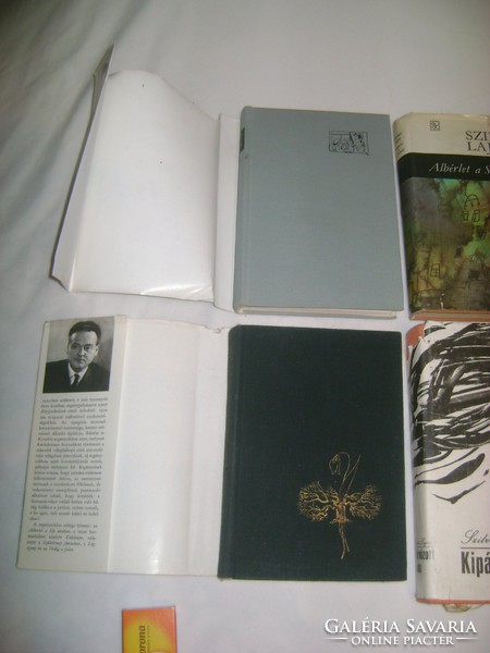 Szilvási Lajos könyv - hat darab - 1970, 1971, 1971, 1972, 1973, 1976
