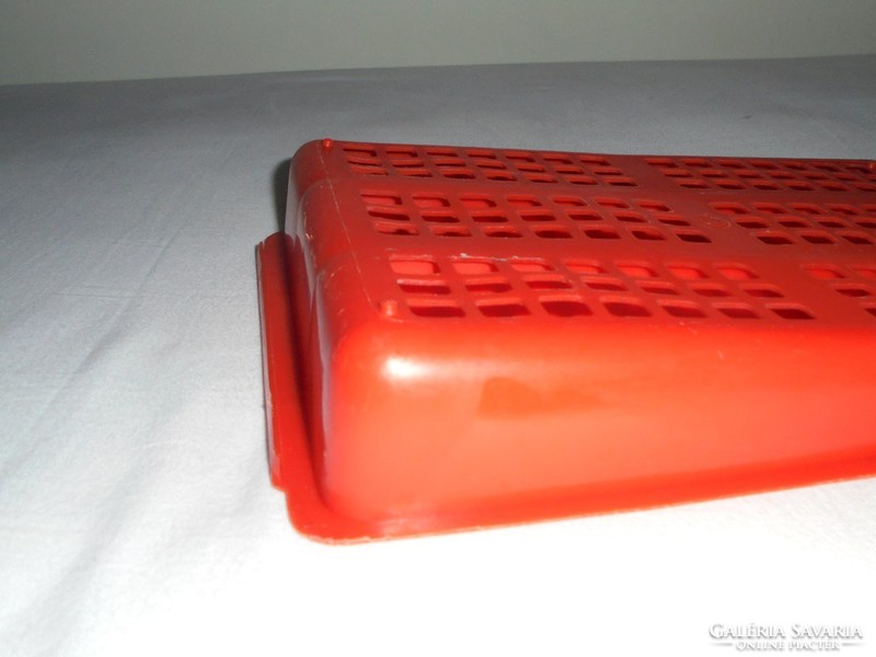 Retro plastic cutlery holder approx. From the 1970s