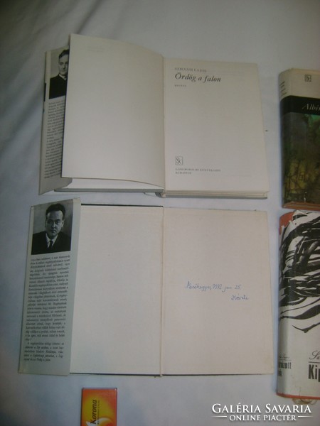 Szilvási Lajos könyv - hat darab - 1970, 1971, 1971, 1972, 1973, 1976