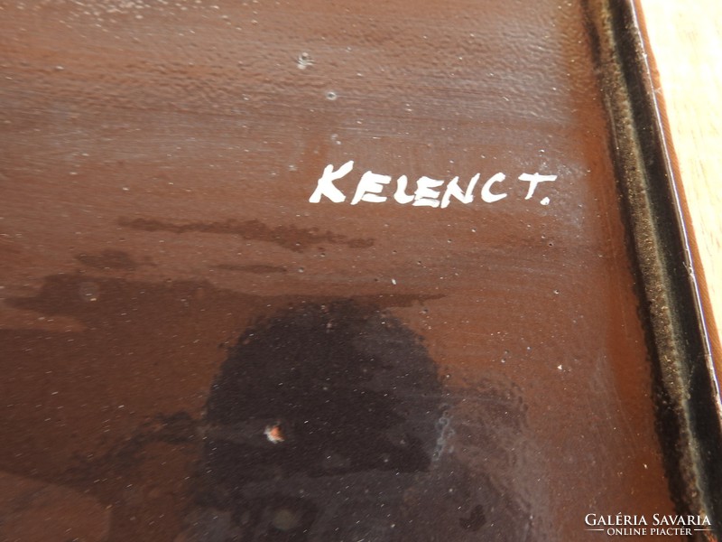 Kelenc t: the passing time - fire enamel - big size!