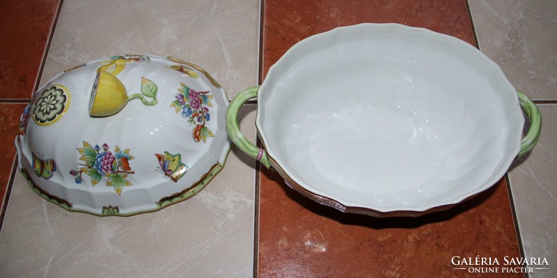 Herend victory oval large soup bowl vbo 2.