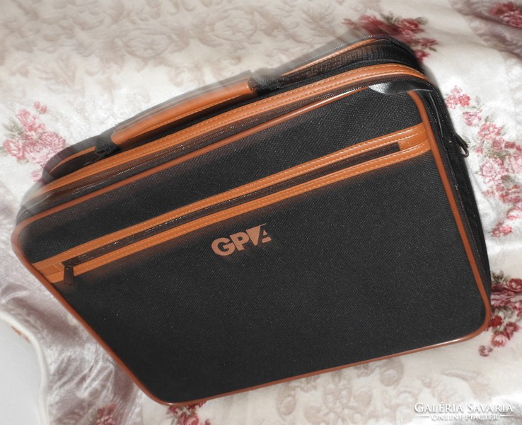 GPA bőrönd alakú vászon és bőr kézi poggyász táska