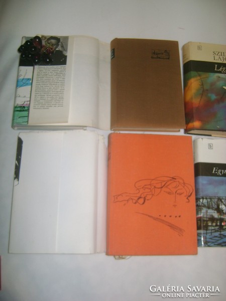 Lajos Szilvási's book - six pieces - 1970, 1971, 1971, 1972, 1973, 1976