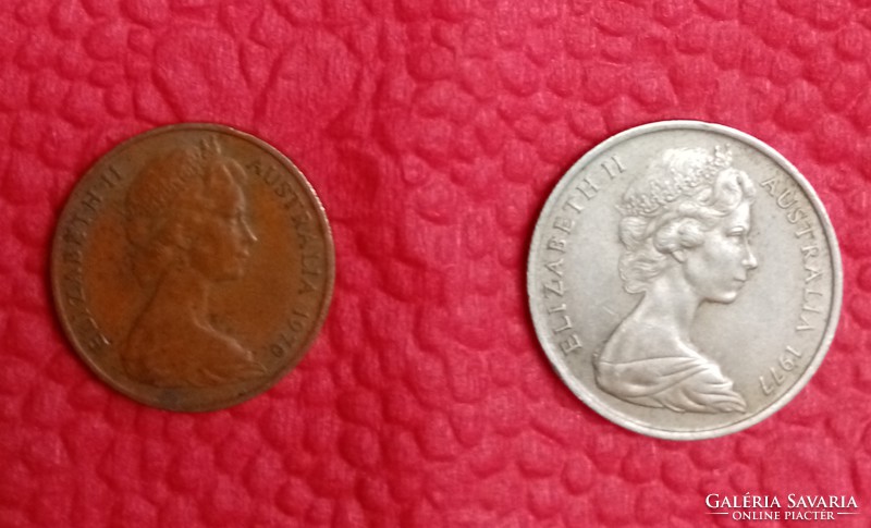 Ausztrál 1 és 5 cent