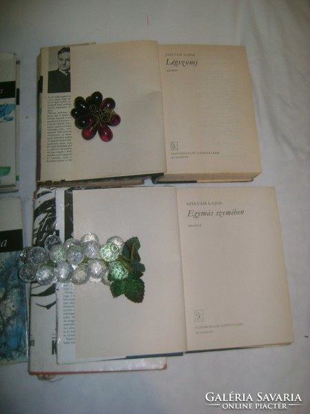 Lajos Szilvási's book - six pieces - 1970, 1971, 1971, 1972, 1973, 1976