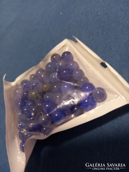 Real blue chalcedony ball pack without hole 6mm Germany