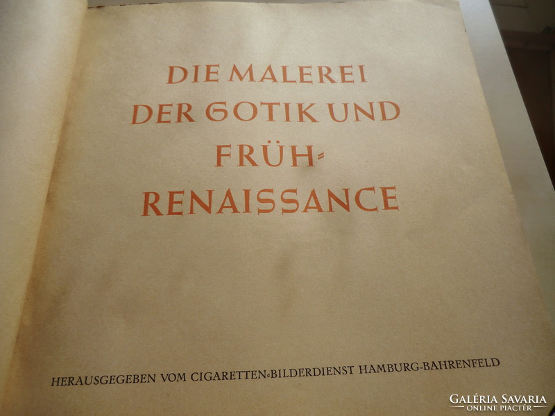 100 csodálatos képpel 1938 év Festők és festmények a gótika és a korai reneszánsz éveiből németül