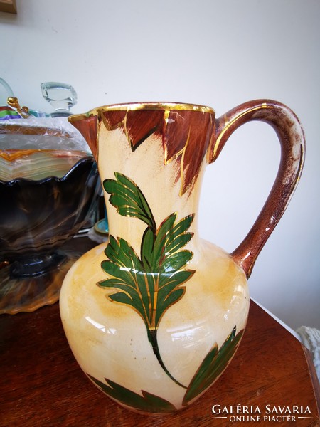 English leaf jug