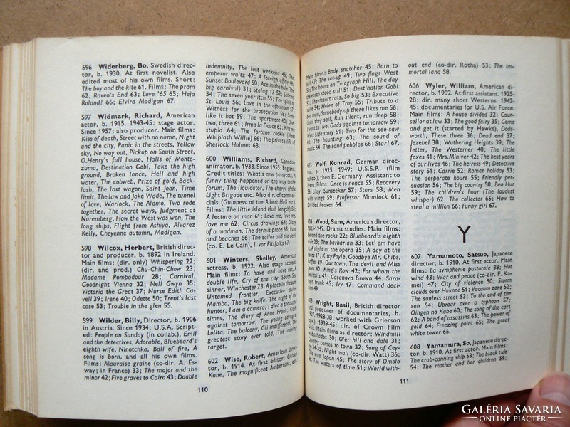 The Dictionary of the Cinema, peter graham 1968, book in english (lexicon) in good condition,