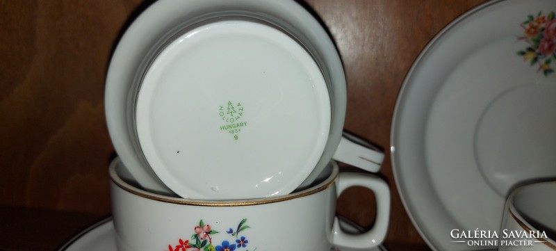 1979-től gyártott hibátlan Hollóházi teás készlet eladó.
