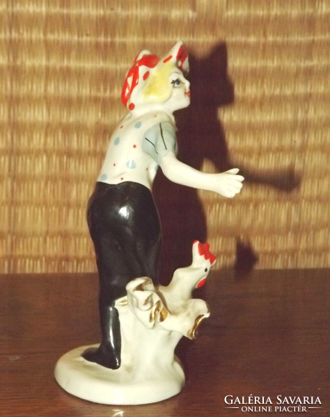 Russian porcelain boy with 