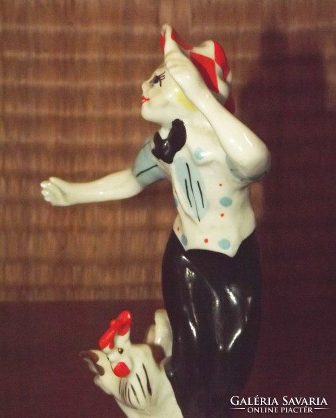 Russian porcelain boy with 