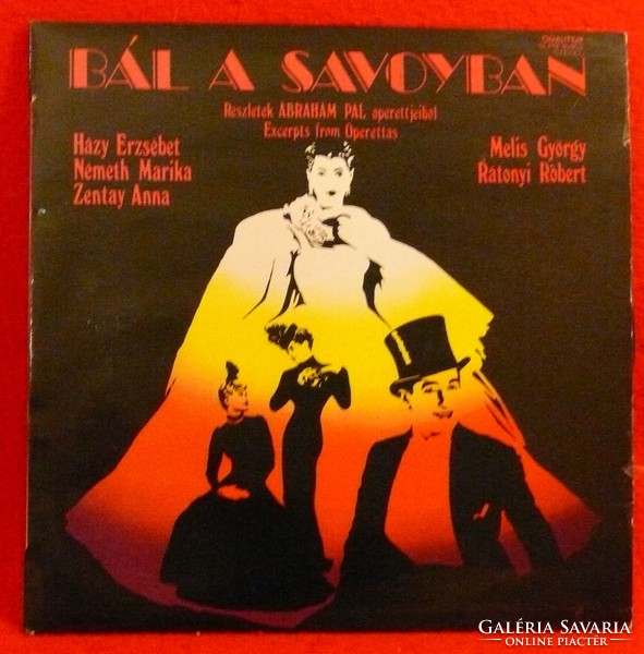 Bakelite record - ball in the Savoy - details from Paul's operetta