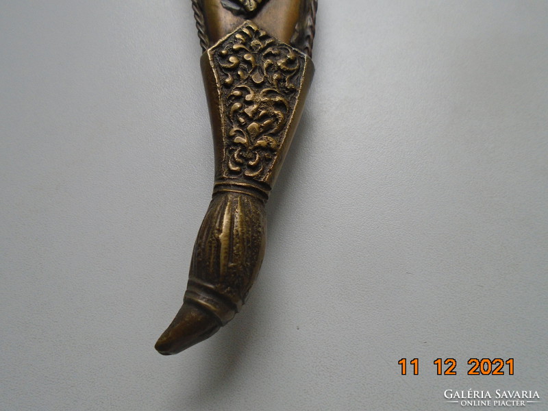 Solid copper embossed handle, tassels, two-headed eagle with embellishments and embellishments with emblems
