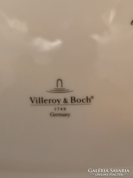 Villeroy&Boch exkluzív, nagy méretű, porcelán kínáló tál 35 x 35 cm