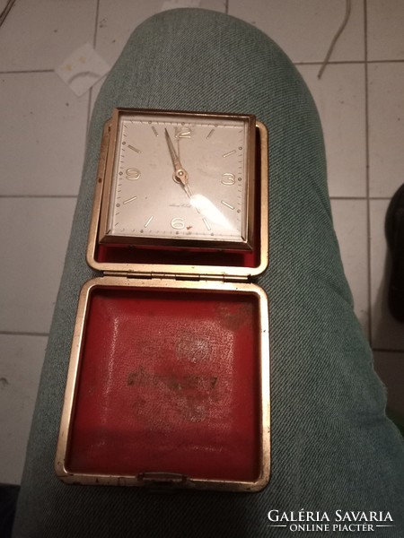 Working mechanical Japanese travel alarm clock from the 1970s