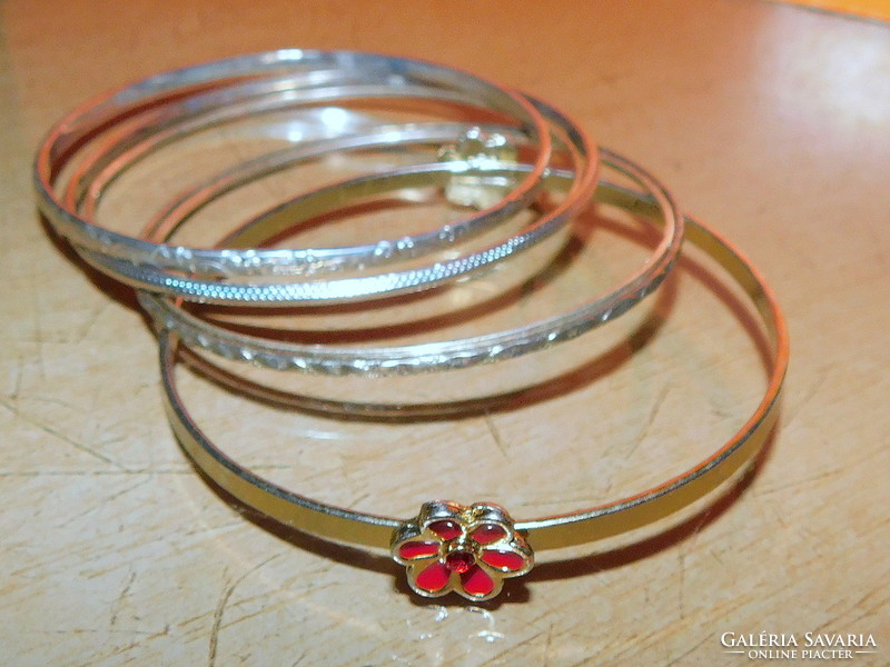 Set of 6 Tibetan silver bracelets