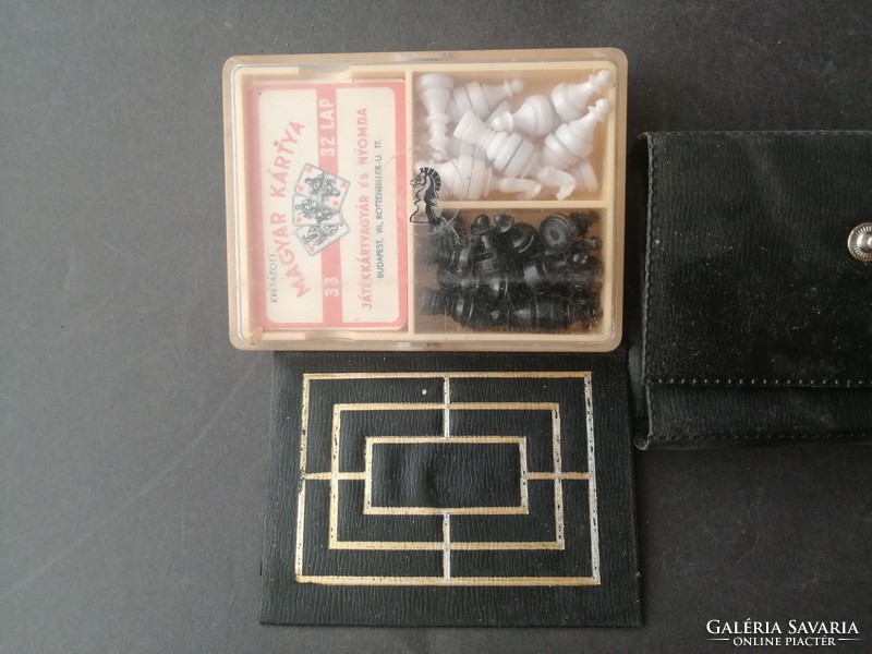 Retro Malov game pack mill chess Hungarian card - ep