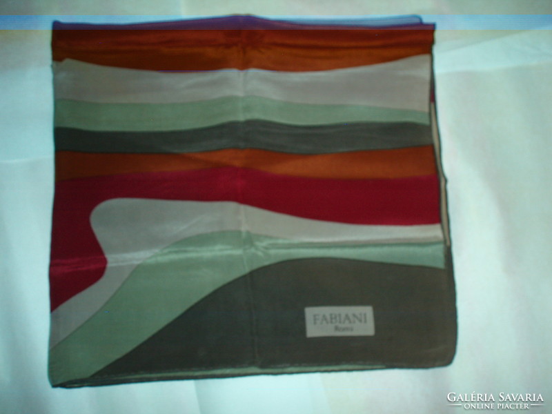 Vintage fabiani real silk scarf