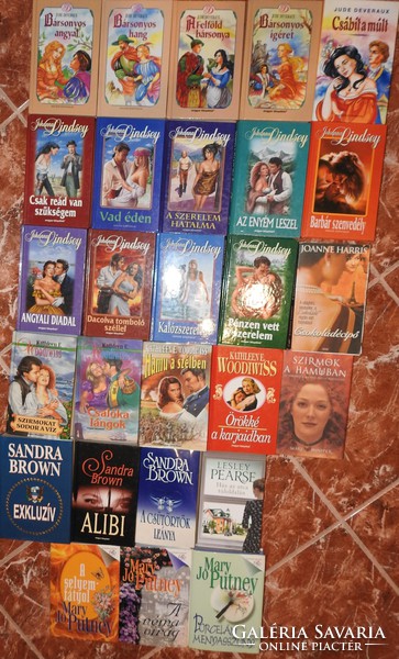 Romantic books - jude deveraux johanna lindsey kathleene woodiniss sandra brown ....