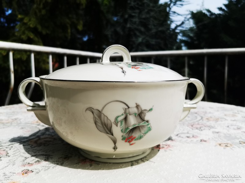 Antique bluebell soup bowl, epiag