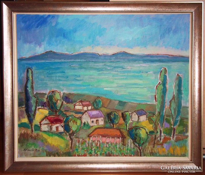 Lake Balaton landscape (50x60 cm)