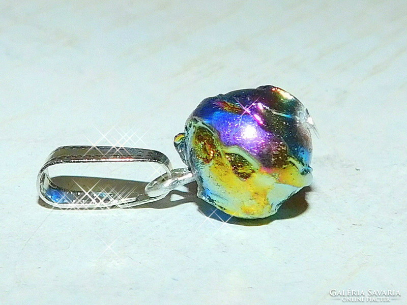French rainbow pearl pendant