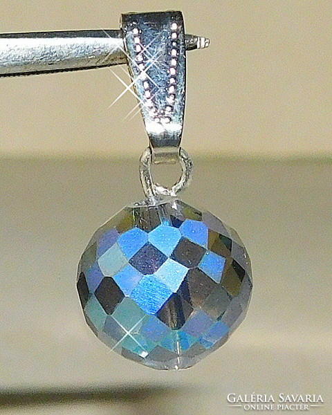 French faceted pearl pendant
