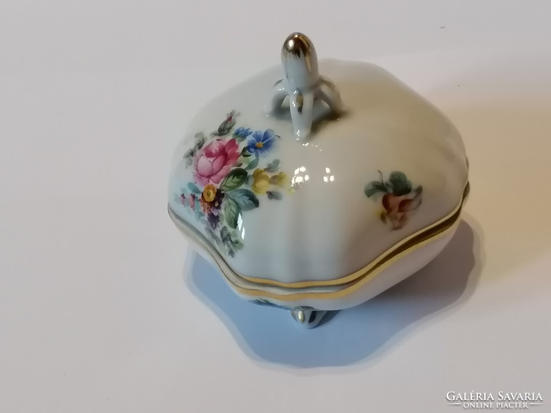 Herend ring holder porcelain box, bonbonier