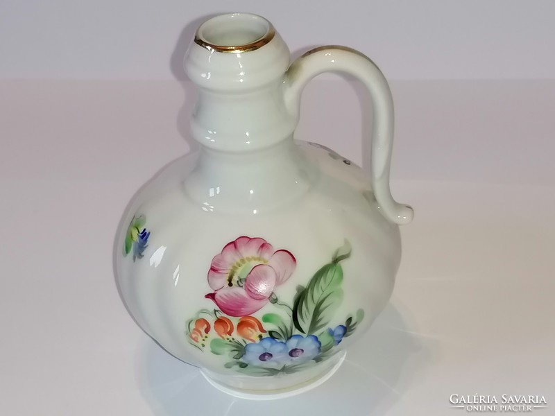 Herend floral souvenir jug