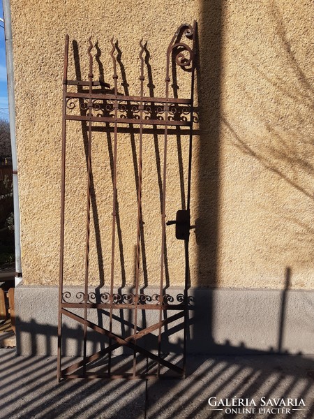 Antique wrought iron gate