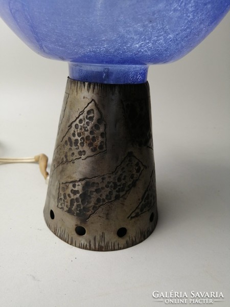 IPARMŰVÉSZETI LÁMPA KARCAGI BÚRÁVAL