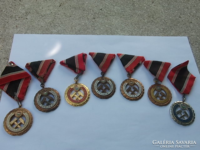 Miner's Service Medal Award Set, Nice Condition