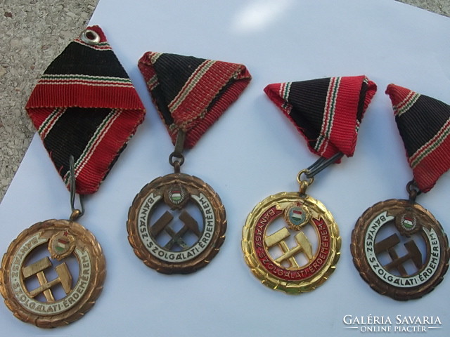 Miner's Service Medal Award Set, Nice Condition