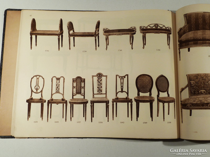 Furniture catalog with rich images