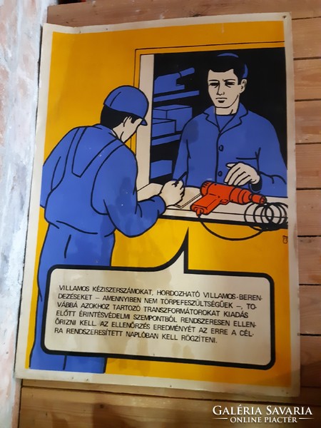 Occupational safety sign