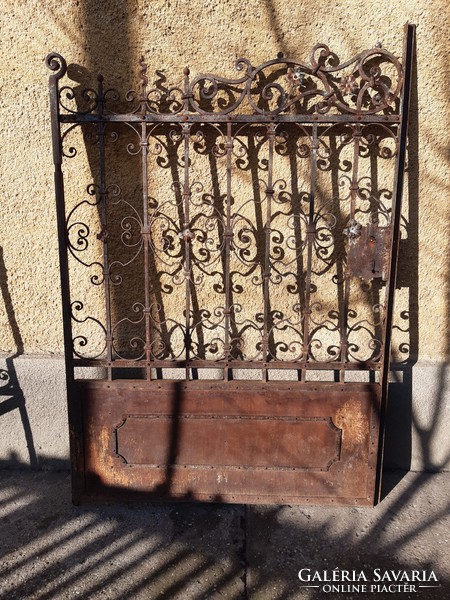 Antique wrought iron gate