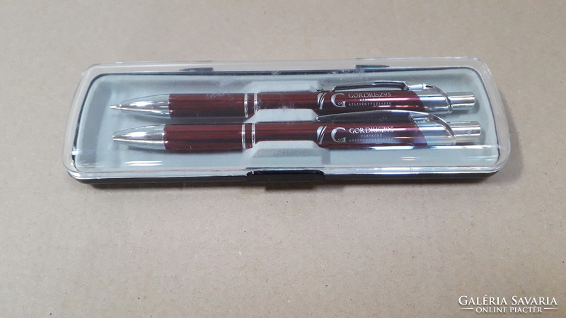 Brand new burgundy pencil set