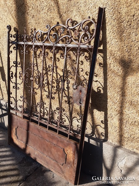 Antique wrought iron gate