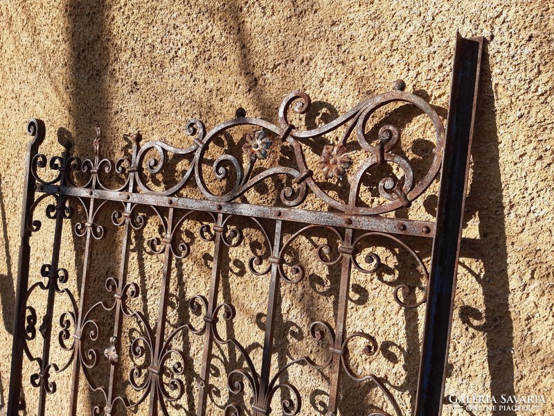 Antique wrought iron gate