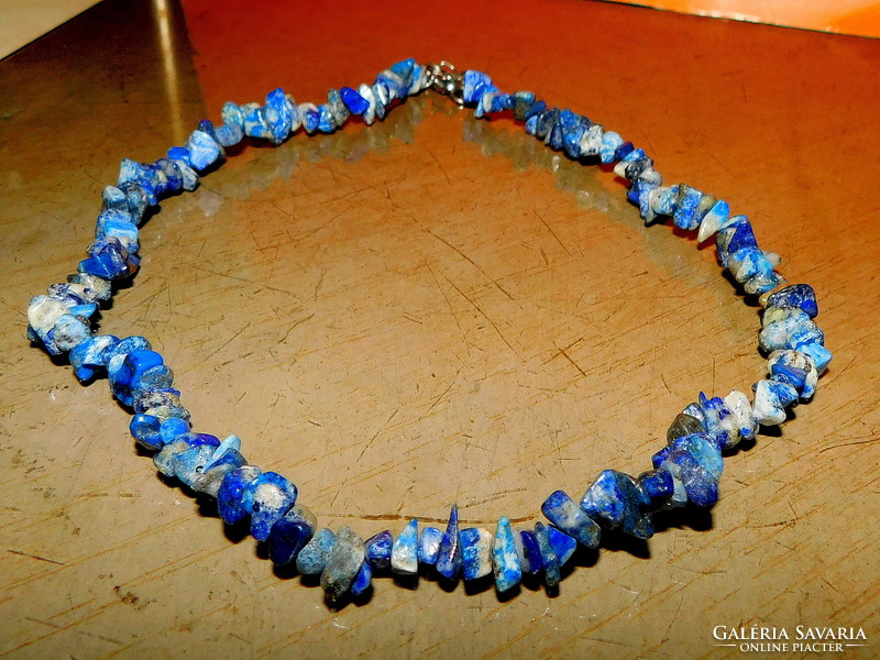 Sodalite mineral stone necklace