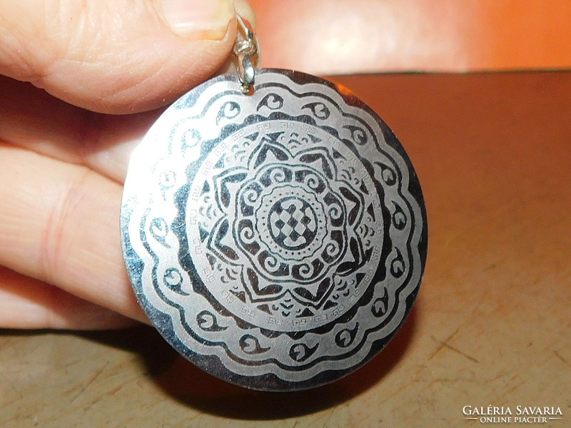 Mandala character amulet pendant