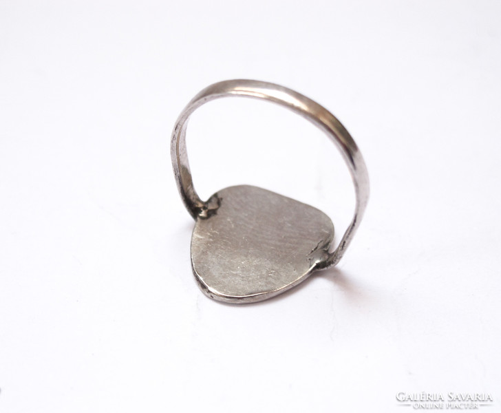 Középkori gyűrű ezüst másolata.